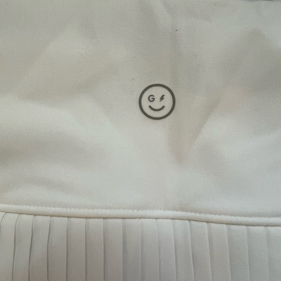 Gilly Hicks White Active Pleated Skort Womens size M (Hollister) - Picture 3 of 5